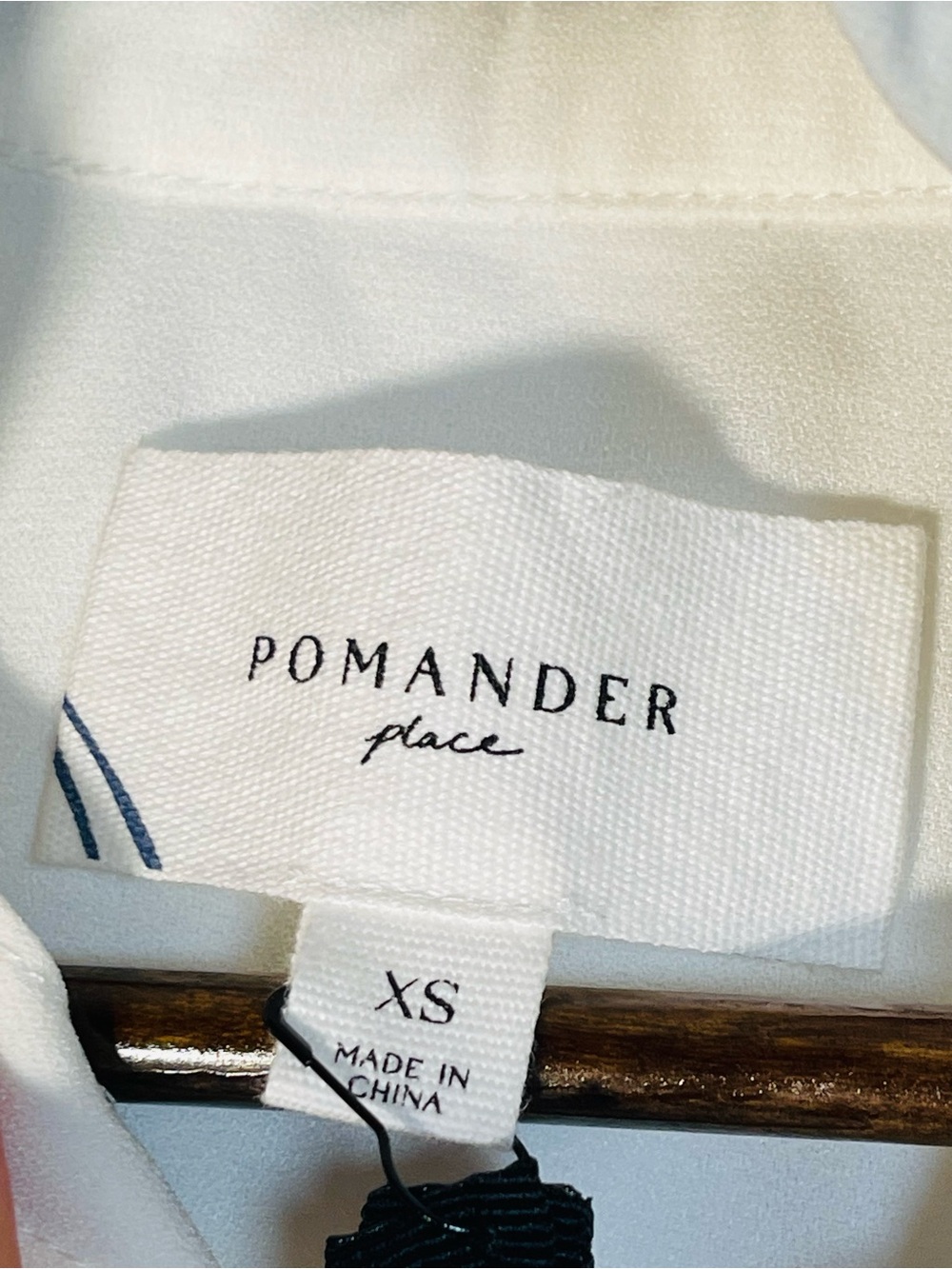 POMANDER PLACE White Selena Blouse Size XS Short Sleeve Top | a Tuckernuck Brand - Picture 10 of 15